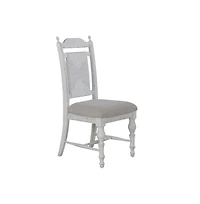 Liberty Furniture River Place Panel Back Side Chair in Pine Solids & Veneers