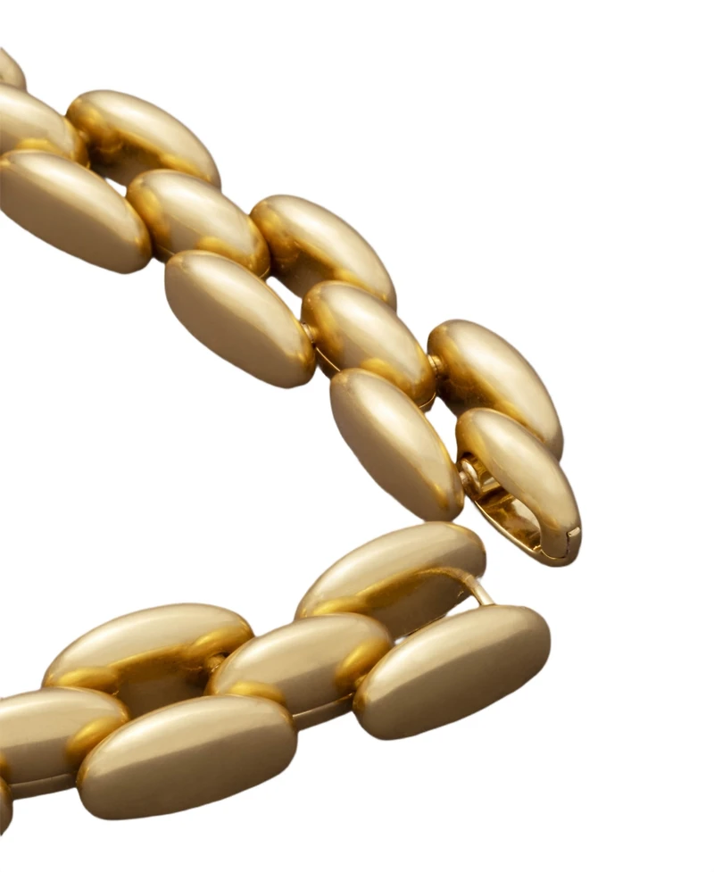 Donna Karan Gold-Tone Chunky Link Collar Necklace