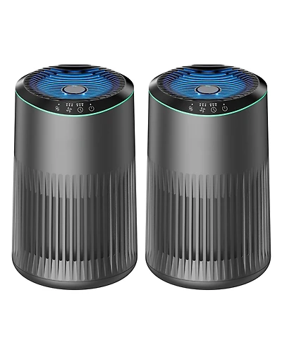 Morento Air Purifiers for Home, Air Purifier for Smoke Pet Dander Odors with Fragrance Sponge, Small Air Purifier with Sleep Mode for Bedroom Office,