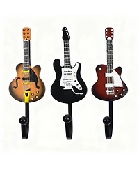 Yigii Heavy Duty Durable Guitar Shaped Hooks For Hanging Clothes Accessories