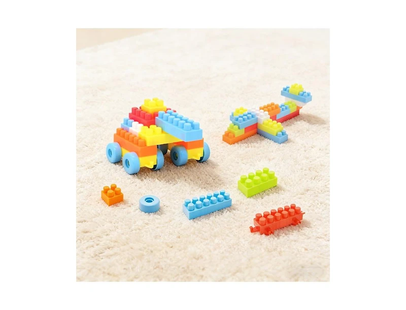 Slickblue 150-Piece Toddler Building Blocks Stem Montessori Toy Set