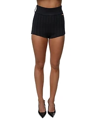 Jluxlabel Women's Knit Things Ribbed Shorts
