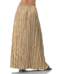 Ivonne Women's Pleated Maxi Skirt