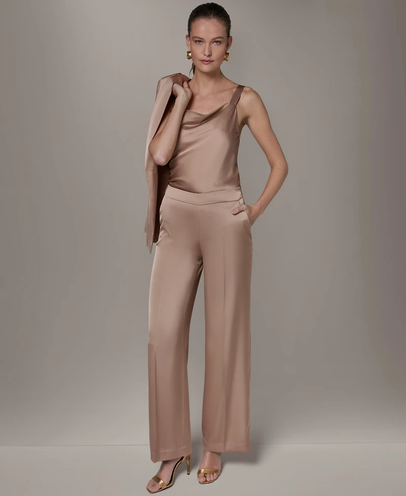 Donna Karan New York Petite Wide-Leg Pants