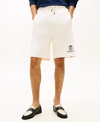 Tommy Hilfiger Men's Country Club Crest Regular-Fit Sweatshorts