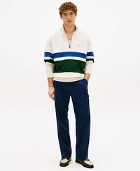 Tommy Hilfiger Men's Country Club Stripe Quarter-Zip Sweatshirt