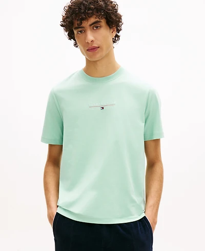 Tommy Hilfiger Men's Crewneck Brand Lockup Graphic T-Shirt