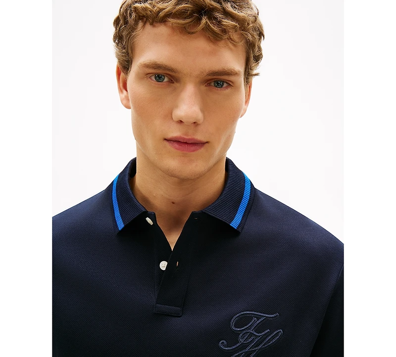 Tommy Hilfiger Men's Script Classic-Fit Polo Shirt
