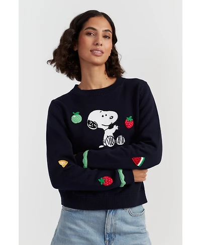 Chinti & Parker Women's Fruity Snoopy Sweater