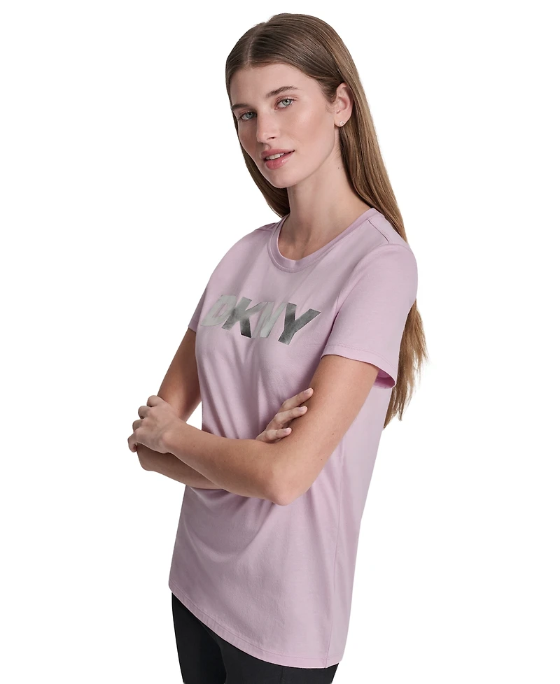Dkny Sport Women's Foil Logo T-Shirt