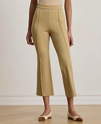 Lauren Ralph Women's Mid-Rise Flare Ankle-Length Pants