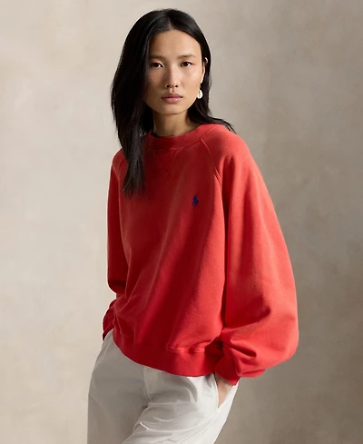 Polo Ralph Lauren Women's Lightweight Fleece Crew Neck Sweatshirt