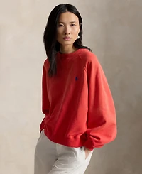 Polo Ralph Lauren Women's Lightweight Fleece Crew Neck Sweatshirt