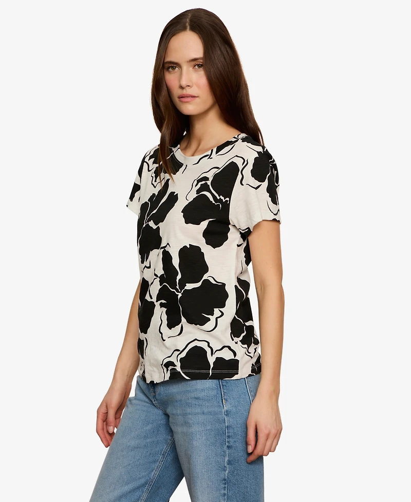 Sanctuary Petite Crewneck Short-Sleeve T-Shirt