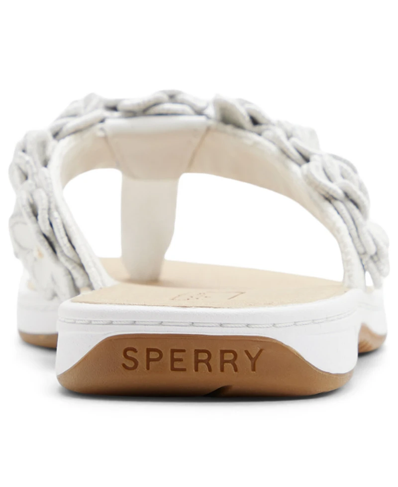 Sperry Women's Seafish Floral Open Toe Slip-On Sandals