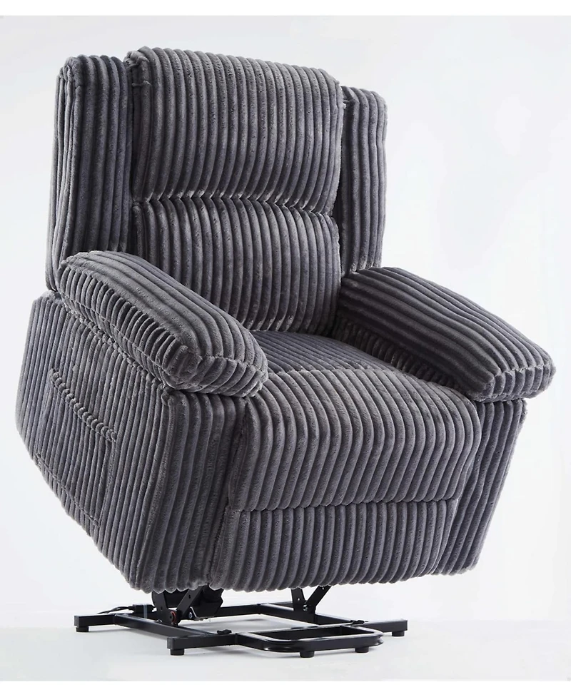 gaomon Power Lift Recliner Chair - Heat and Massage, Electric Lift Plush Recliner with Soft Padded Seat, Back Support & Armrests