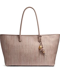 Donna Karan New York Weekend Woven Large Tote Bag