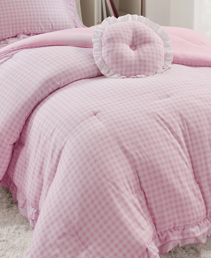 Intelligent Design Rowena Breathable Microfiber 3-Pc. Comforter Set, Twin/Twin Xl