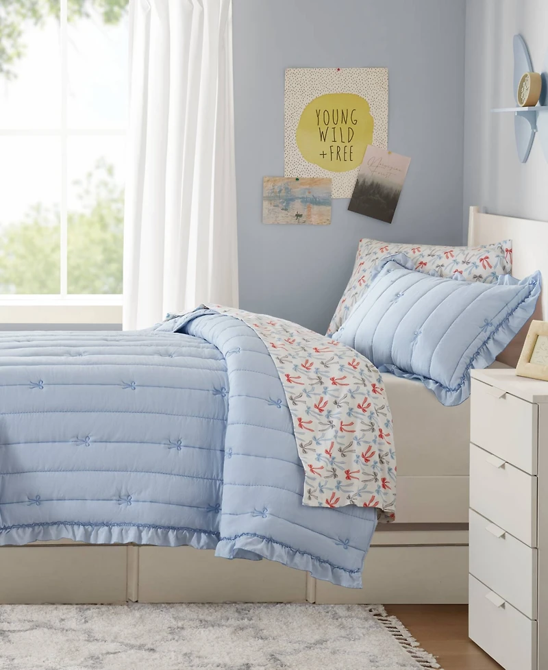 Intelligent Design Liv Microfiber Down-Alternative 2-Pc. Quilt Set, Twin/Twin Xl