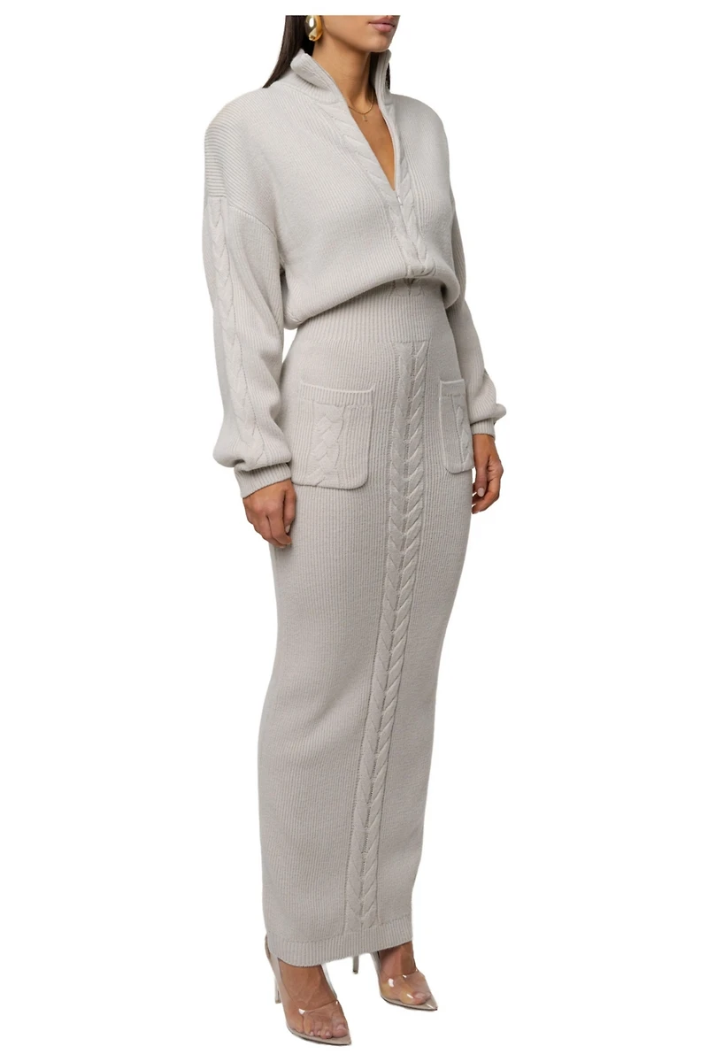 Jluxlabel Women's Cozy Intentions Ribbed Dress