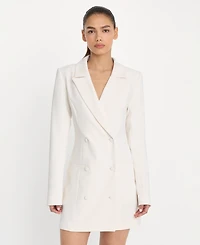Good American Women's Luxe Suiting Exec Blazer Dress