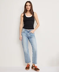 Good American Women's Straight Ankle Jeans