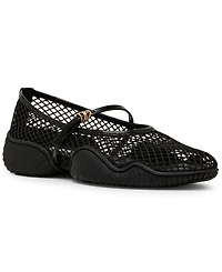 Steve Madden Women's Vickee Mesh Mary-Jane Sneakerina Flats