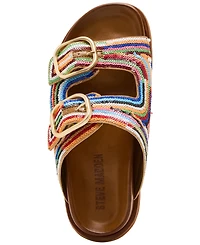 Steve Madden Women's Tourist Double-Band Footbed Sandals