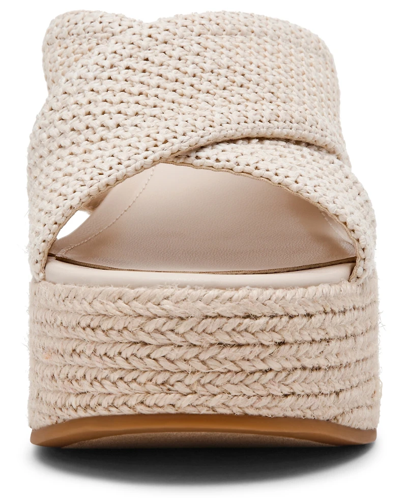 Steve Madden Women's Truthful Crossband Platform Sandals