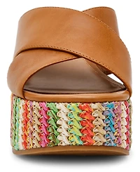 Steve Madden Women's Truthful Crossband Platform Sandals