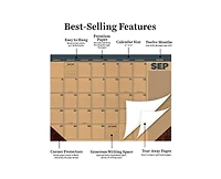 Tf Publishing Paper Goods July 2026 - June 2027 Trail + Timber Medium Desk Pad Monthly Blotter Calendar