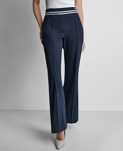 Dkny Women's Mid Rise Straight-Leg Pants