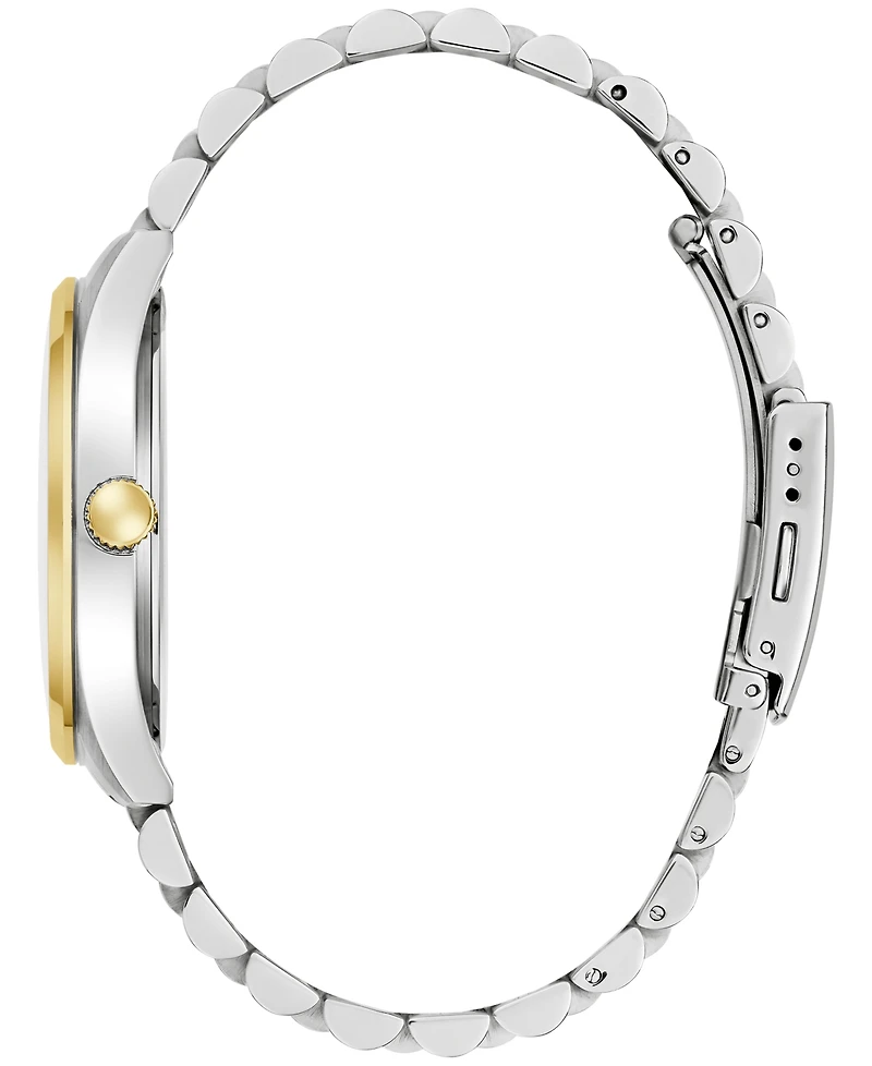 Caravelle Men's Classic Two-Tone Stainless Steel Bracelet Watch, 39mm