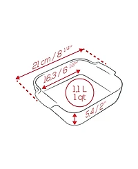 Peugeot Appolia Square 6.5" Ceramic Baking Dish