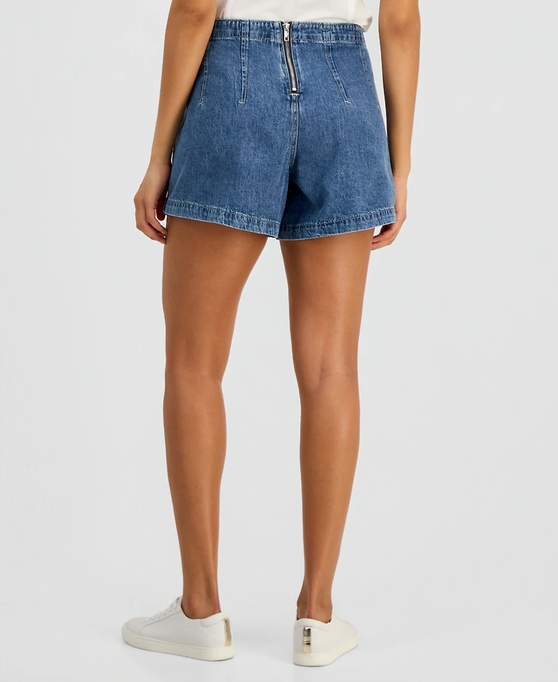 Nautica Women's Denim Sailor Shorts
