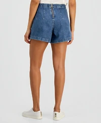 Nautica Women's Denim Sailor Shorts