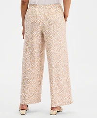 Jm Collection Women's Printed Pull-On Pants, Macy's Exclusive