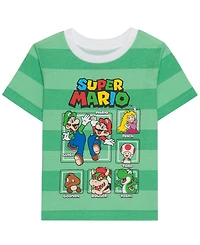 Mario Bros. Boys' 2T-5T Super & Friends T-Shirt Shorts, 2-Piece Set