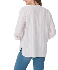 Gloria Vanderbilt Women's Sabina Band Collar Top