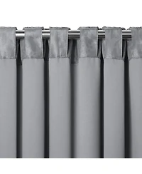 Elrene Home Fashions Antonia Damask Print Blackout Window Curtain