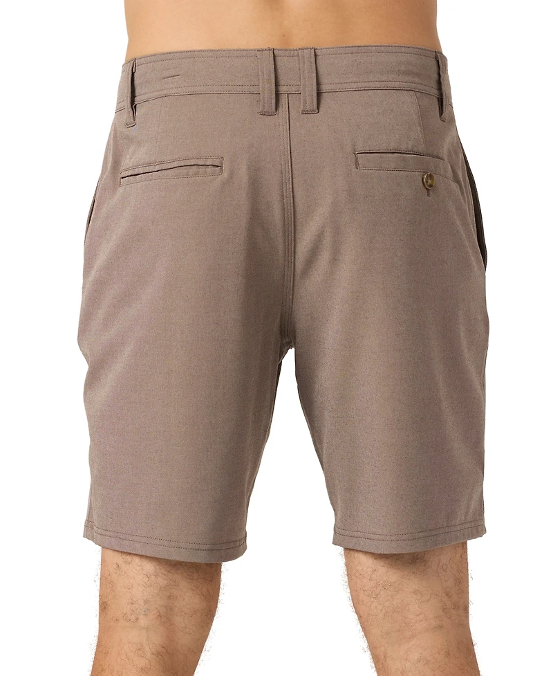 O'Neill Men's Fixed Waist Regular-Fit Hybrid Shorts