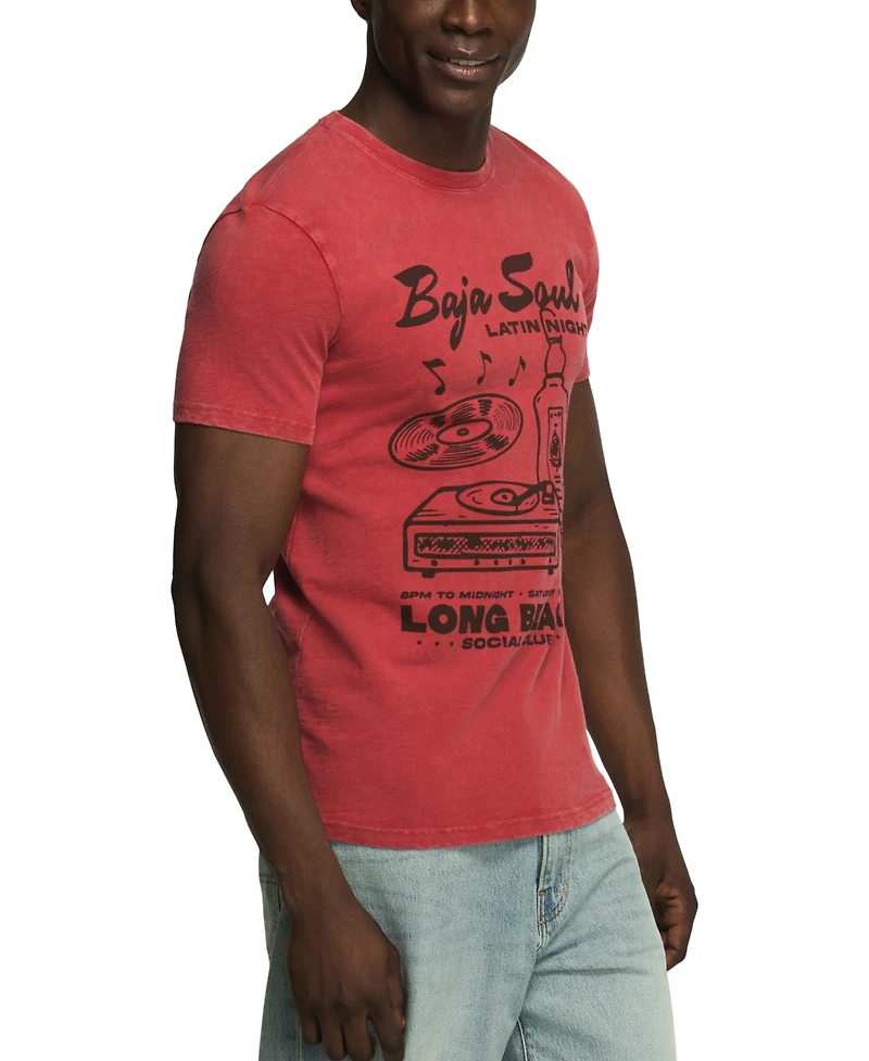 Lucky Brand Men's Baja Soul Graphic Crewneck T-Shirt