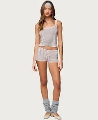 Edikted Women's Lillian Striped Knit Tank Top
