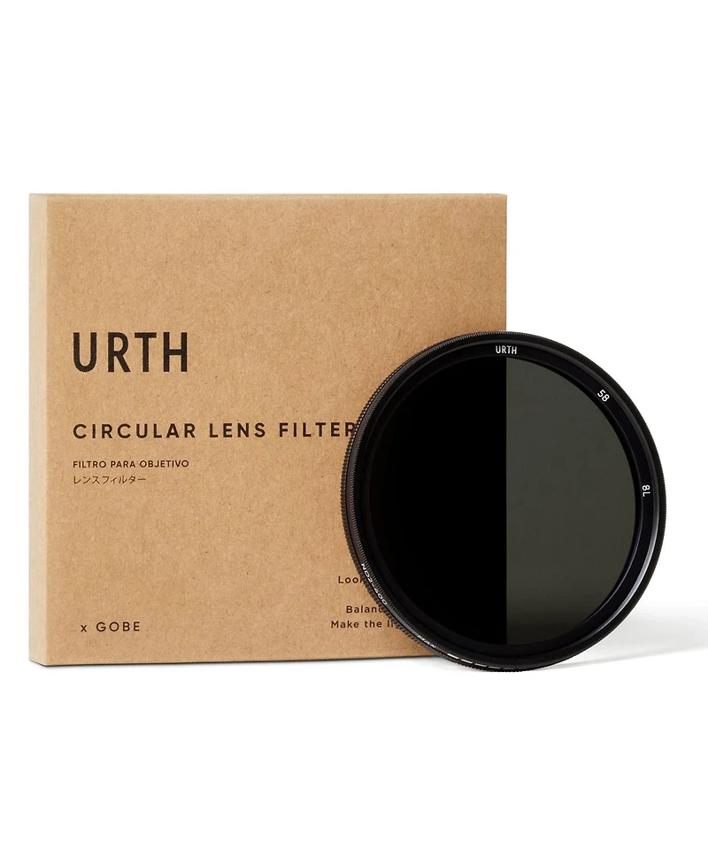 Urth 58mm Circular Variable ND2-400 1-8.6 Stop Lens Filter