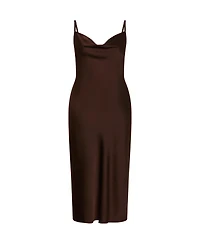 City Chic Plus Satin Slip Dress