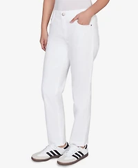 Ruby Rd. Plus Curve Enhancing Five Pocket Slim Leg Jeans