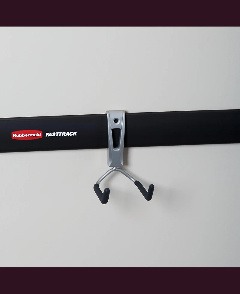 Rubbermaid 1784456 Wall Mounted Rope, Hose, Cooler Garage Storage Utility Hook