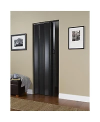 Ltl Home Products 36 x 80 Inch Plaza Espresso Vinyl Accordion Door with Hardware