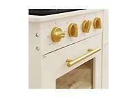 Tiny Land Iconic Wooden Play Kitchen – Cream Pretend Cooking Set for Kids