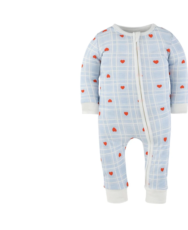 The Peanutshell Toddler Girls Strawberry Sweet Treats Cotton Footless Pajamas for Girls, 2 Pack